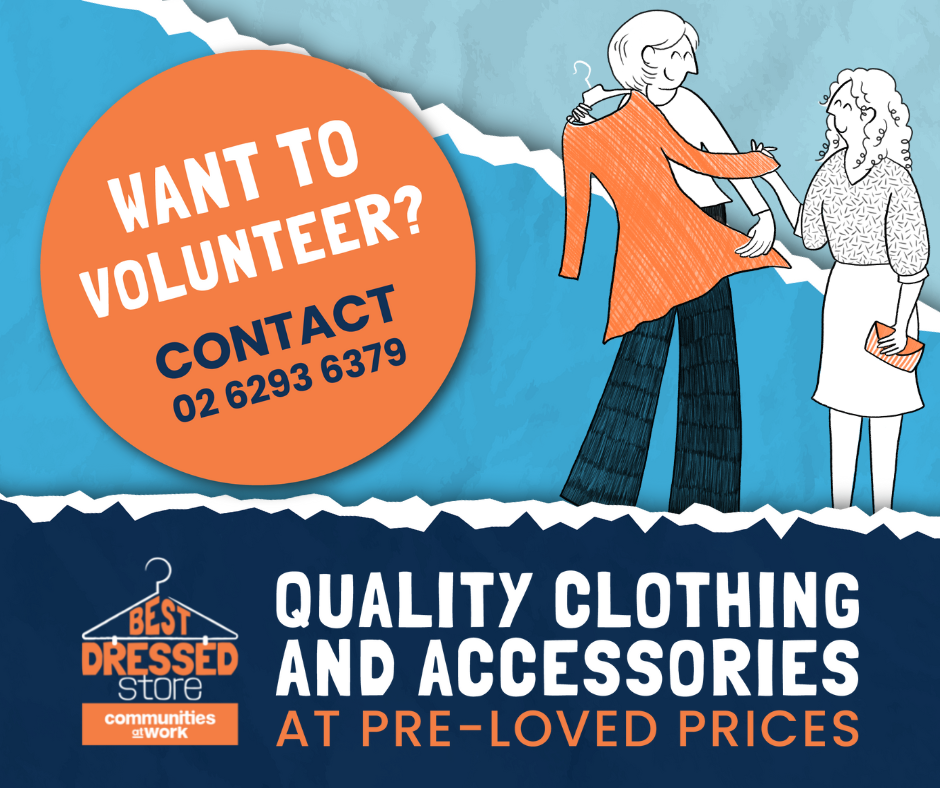 Communities at Work Best Dressed Store - Want to Volunteer?