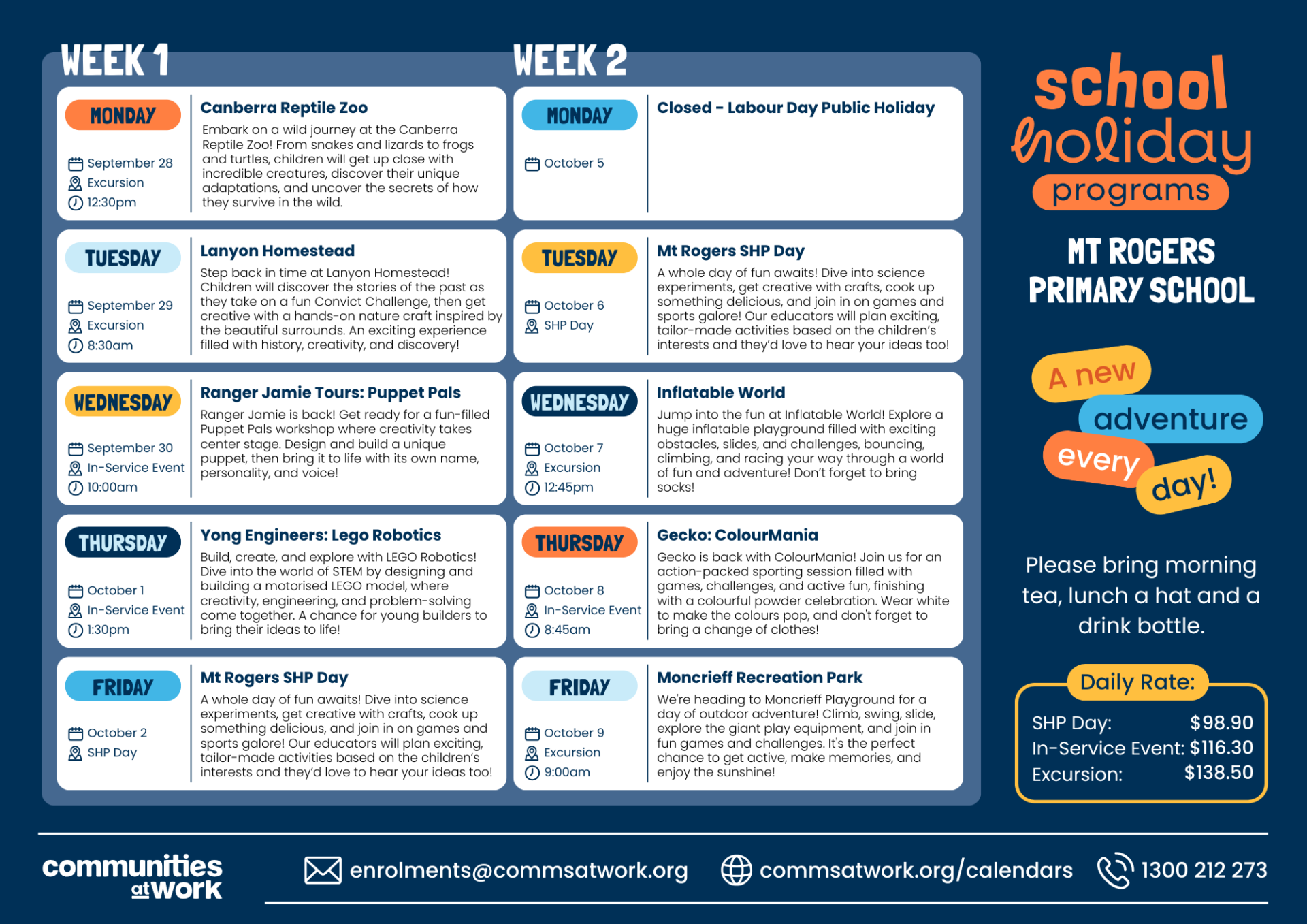 School_holiday_program_Canberra_Spring_Mt_Rogers
